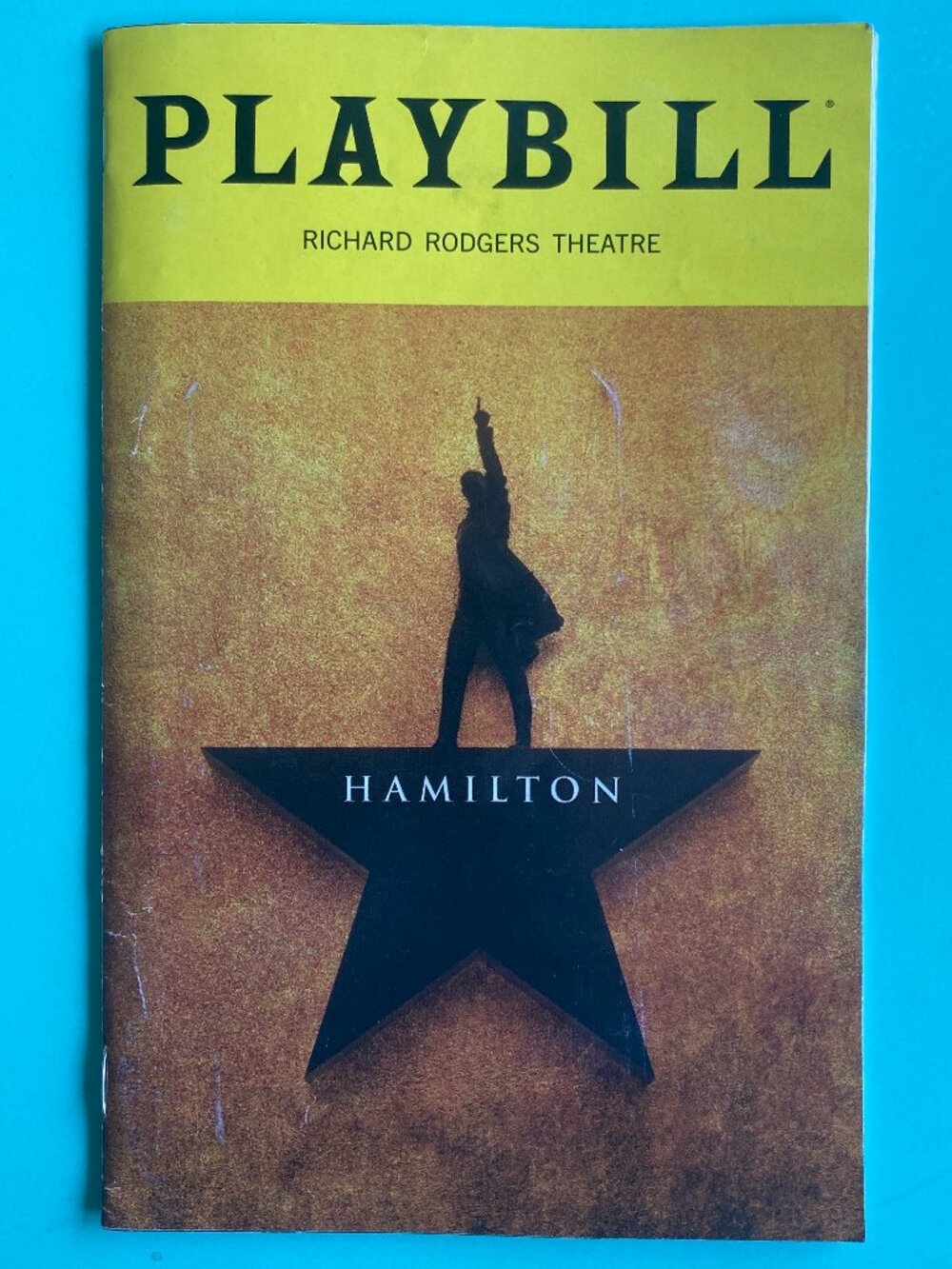 Hamilton Playbill TREY CURTIS MORGAN ANITA WOOD STEPHANIE UMOH Creased Covers